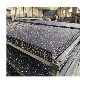 Heavy Duty Indoor <b>Gym</b> Rubber Flooring <b>Mat</b> with Shock Absorption Modern Design Anti-Slip Colorful Interlocking Style - Product Image 2