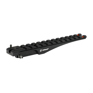 Support de lunette de chasse Ohhunt Optic Plate allongé 150 mm, base de lunette standard 21 mm avec <span class=keywords><strong>fibre</strong></span> <span class=keywords><strong>optique</strong></span> rouge - Product Image 4