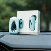 Diffuseur de parfum moderne pour voiture, clip dissimulé pour pare-soleil - Matériau plastique, évaporation naturelle, désodorisant longue durée, purification