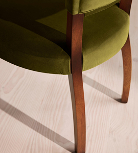 Sillas de Comedor <span class=keywords><strong>Molina</strong></span> sin Brazos, Modernas, con Patas de Madera Maciza, para Cocina, Hogar o Restaurante, Tamaño Personalizable, Par - Product Image 2
