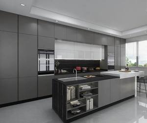 خزائن مطبخ فاخرة مخصصة من الفولاذ المقاوم للصدأ 304، تصميم عالي الجودة للتخزين - Product Image 5