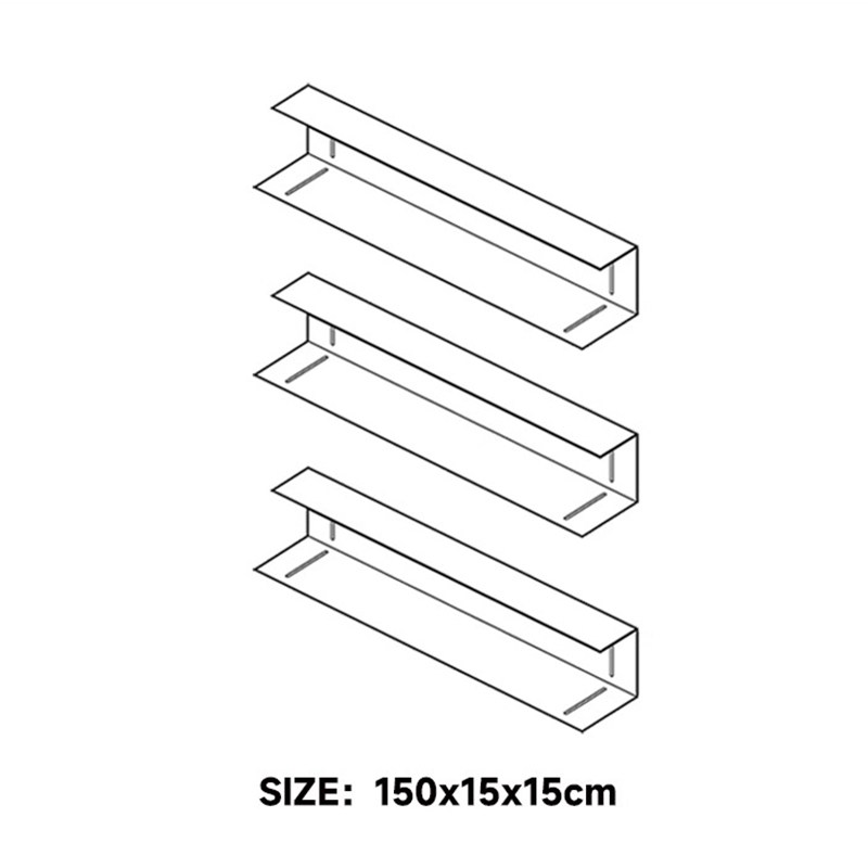 Stainless steel three-piece set-1501515cm