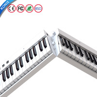 Piano numérique pliable KONIX PJ88C à 88 touches, clavier électronique MIDI portable, instrument de musique pour la vente en gros OEM ODM