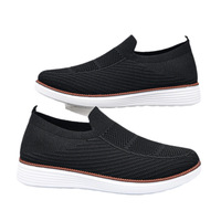 Nouvelles chaussures décontractées d'été respirantes, absorbant les chocs, légères et confortables en maille, à enfiler, pour hommes, à semelle souple, style « Dad Shoes »