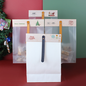 Sacchetti Monouso Personalizzati con Stampa, Buste in Plastica per Asporto di Biscotti, Caramelle, <span class=keywords><strong>Dolci</strong></span>, Snack, Confezioni Alimentari, Sacchetti Regalo Natalizi - Product Image 3