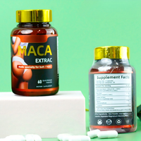 Capsules de poudre de maca racine noire pour l'élargissement des hanches et des fesses OEM Ultimate Nature ingrédient BBL vente en gros