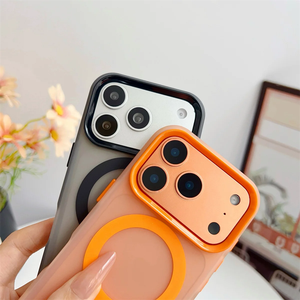 เคสโทรศัพท์ใส TPU สีนีออนแบบยกกล้อง สำหรับ iPhone 11-17, เคส iPhone 17 สีดำซิลิโคน - Product Image 3