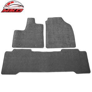 พรมปูพื้นสำหรับ Acura MDX 01-06 พรมหน้าและหลัง สีเทา 3 ชิ้น - ผ้ากำมะหยี่ - Product Image 1