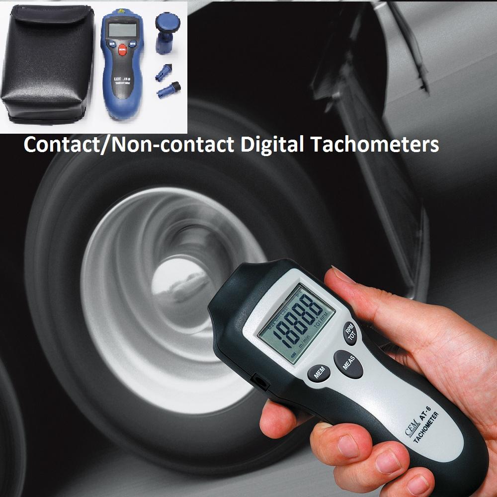 Tachymètre Numérique - ARAMOX - SM6236E - Mesure Laser Et Contact