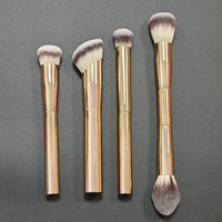 Ensemble de pinceaux de maquillage personnalisés, série Dragon, avec cylindre et boîte, poils vegan, ensembles de pinceaux cosmétiques de luxe, outils de beauté professionnels
