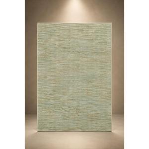 Alfombras Vintage de Color Sólido Anudadas a Mano con Diseño Texturizado de Pelo Plano de Algodón y Yute Mezclado, Grosor Medio, Respaldo de Látex Antideslizante - Product Image 1