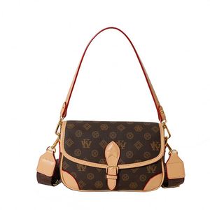 Bolso Bandolera de PU con Patrón Geométrico Retro de Marca de Lujo, Estilo Vintage de Diseñador para Otoño e Invierno - Product Image 1