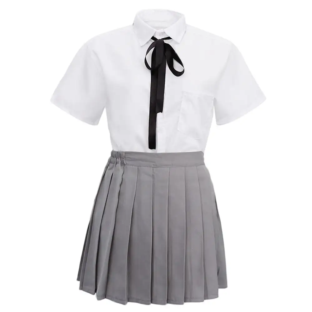 Custom 65% Polyester 35% Cotton Summer DK College JK Uniform For Girls Students Korean High School Uniforms