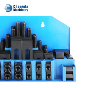 Machine <b>Table</b> T-slot, Workpiece/mold <b>Clamping</b> and Fixing M6/8/10/12/14/16 1/2-13x5/8 58pcs Steel <b>Clamping</b> Kit Set - Product Image 2