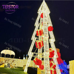 Guirlande lumineuse de Noël extérieure avec effets de scintillement lent pour les paysages commerciaux de la saison des fêtes - Product Image 6