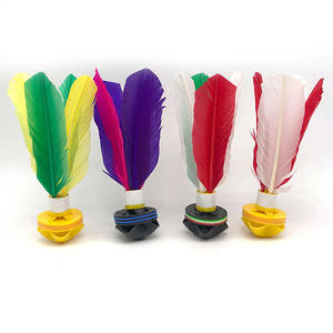 OEM aceptado colorido bádminton chino pluma pie <span class=keywords><strong>Jianzi</strong></span> personalizado Kick Shuttlecock - Product Image 1