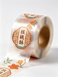 Película en Rollo de Grado Alimenticio, Alta Transparencia, Impresión de Char Siu <span class=keywords><strong>Bao</strong></span> al Vapor, para Máquina Automática de Empacar Bocadillos Congelados - Product Image 2