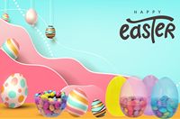 En vrac pas cher 6in coloré jumbo grands conteneurs emballage surprise vide remplissable géant oeuf de pâques en plastique pour adulte enfant