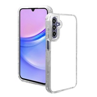 Pour la série A15, coque de téléphone 2D 3-en-1 résistante aux chocs, anti-chute, en TPU et PC transparent, avec porte-cartes, personnalisable