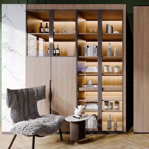 Estantería Redonda Pequeña para Dormitorio, Estanterías de Madera para Libros - Product Image 2