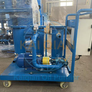 Carro de <span class=keywords><strong>filtro</strong></span> de aceite portátil de alta precisión para limpieza de aceite de engranajes hidráulicos - Product Image 4