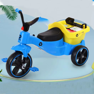 Tricycles pour enfants 2026 <span class=keywords><strong>en</strong></span> plastique à 3 roues avec poignée de poussée, pour bébés de 2 à 4 ans, vente <span class=keywords><strong>en</strong></span> gros directe usine Chine - Product Image 2