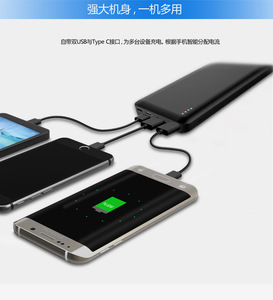 พาวเวอร์แบงค์แบบชาร์จเร็วความจุสูง26800mAh Type-<span class=keywords><strong>C</strong></span> สำหรับ MacBook และ <span class=keywords><strong>iPhone</strong></span> 8รองรับแบตเตอรี่ PD Li-Polymer - Product Image 6