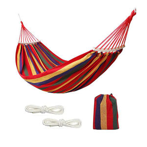 <span class=keywords><strong>Hamac</strong></span> suspendu <span class=keywords><strong>en</strong></span> <span class=keywords><strong>toile</strong></span> <span class=keywords><strong>de</strong></span> coton confortable à rayures pour patio, jardin, épaissi - Product Image 1