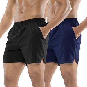กางเกงขาสั้นออกกำลังกายผู้ชาย5ข้างแห้งเร็วน้ำหนักเบาระบายอากาศได้ดีมีกระเป๋าข้างและหลัง - Product Image 4