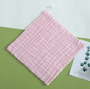 Màu Rắn 6 Lớp 100% Bông Gạc Khăn Lau Trẻ Em Vải Ợ - Product Image 3