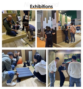 Mexytech siding tấm bên ngoài bức tường WPC tường ốp Bảng điều khiển 3D PVC tường nghệ thuật trang trí - Product Image 5