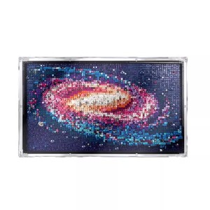 Galaxy Pixel Art Cartoon Niedlicher Bilderrahmen Acryl-Vitrine Aufbewahrungsbox 18kg Kompatibel YLD-AD52 Transparent Staubdicht - Product Image 5