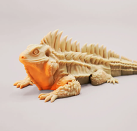 Modèle de lézard simulé imprimé en 3D, articulé, imprimé en PLA, personnalisable, disponible pour l'achat en gros, impression 3D sur mesure