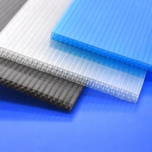 Haute résistance 8mm clair cellulaire pc <span class=keywords><strong>polycarbonate</strong></span> toit panneau en nid d'abeille feuille creuse à vendre - Product Image 4