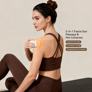 Pistola de Masaje Profesional Portátil, Mini Vibrador Eléctrico de Tejido Profundo con Terapia de Calor, Masajeador Corporal de Músculos y Fascia - Product Image 1