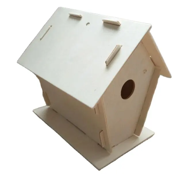 3 Pack DIY Bird House Kit - Build and Paint Birdhouse(Includes Paints & Brushes)