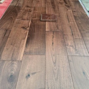 Chất lượng tuyệt vời! Sàn Gỗ Sàn Gỗ Rắn Gỗ Cứng Kỹ Thuật Màu Đen Óc Chó Gỗ Rắn Thiết Kế Sàn Gỗ Sàn Gỗ Cho Ngôi Nhà - Product Image 2