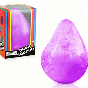Juguete Antiestrés Needoh Rain Drop Squishy, Bola de Compresión Suave de Rebote Lento, Linda Forma de Gota de Agua para Todas las Edades, Alivio de la Presión - Product Image 6
