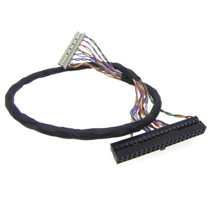 Cavo di conversione segnale LVDS da 40 pin passo 2.54mm Dupont a 30 pin passo 1.0mm DF14, cavo di test per scheda driver LCD industriale - Product Image 5