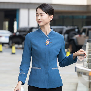 Uniforme du personnel d'entretien ménager vêtements de travail vêtements de femme de ménage réceptionniste uniforme d'hôtel - Product Image 2