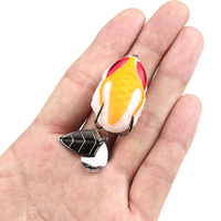 GS-F4223 nouveau 3.5cm/7g appât de grenouille artificiel doux 6 couleurs leurre de grenouille de pêche simulé avec crochets de cuillère