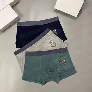 Productos para Dropshipping 2026: Ropa Interior Masculina de Lujo de Alta Calidad, Calzoncillos Boxer con Diseño de Letras Impresas, para Uso Diario Informal - Product Image 4
