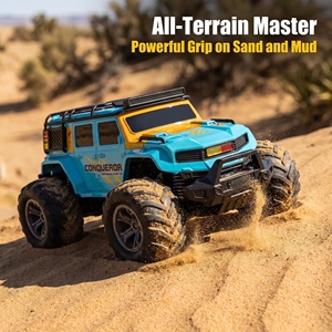 Voiture RC amphibie Conqueror Expert 2.4G, véhicule électrique télécommandé, couleur personnalisée, prêt à l'emploi, utilisation intérieure-extérieure - Product Image 2