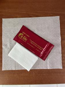 Custom Printed Eco-Friendly Disposable Restaurant <b>Wet</b> Tissue <b>Wipes</b> Mini Single Piece Nonwoven Cleaning <b>Wet</b> - Product Image 6
