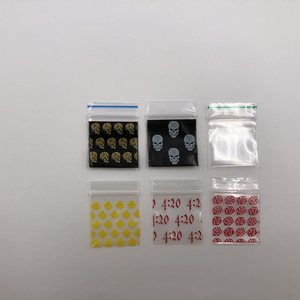 Factory Supply Custom Printed LDPE Zipper <strong>Bag</strong> Plastic Mini Small <strong>Ziplock</strong> <strong>Bags</strong> with logo Sizes 1x1 2 X 2 2 X 3 3x3 <strong>4x4</strong> 4 X 6cm - Product Image 1