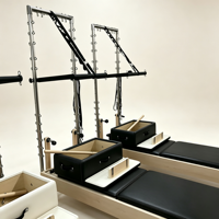 Table de Trapeze Pilates Haut de Gamme avec Accessoires Complets, Couleur PU Personnalisée, Machine de Fitness pour Salle de Sport et Centre d'Entraînement Commercial