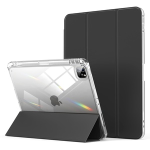 Étui à trois volets pour nouvel <span class=keywords><strong>iPad</strong></span> <span class=keywords><strong>Pro</strong></span> 11 pouces 4e/3e/2e génération (2022/2021/2020) avec porte-crayon - Product Image 1