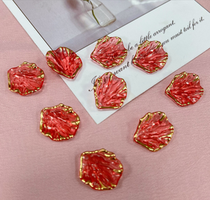 Hot <b>Sale</b> Double-Without-Hole <b>Seashell</b> Mini DIY Fashion Cold Curing Resin Jewelry Making Charms Animal Pattern Phone Strap JC - Product Image 4