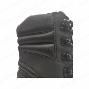 <span class=keywords><strong>WYX</strong></span>,8 pouces plein cuir nubuck supérieur noir bottes de Combat quotidien Super forte adhérence EVA + semelle extérieure en caoutchouc bottes de randonnée HSM169 - Product Image 4