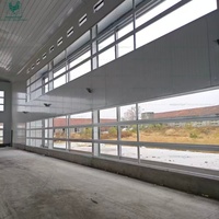 Estructura de Acero Galvanizado por Inmersión en Caliente, Resistente, para Granjas Avícolas, con Diseño de Ventilación Tipo Túnel